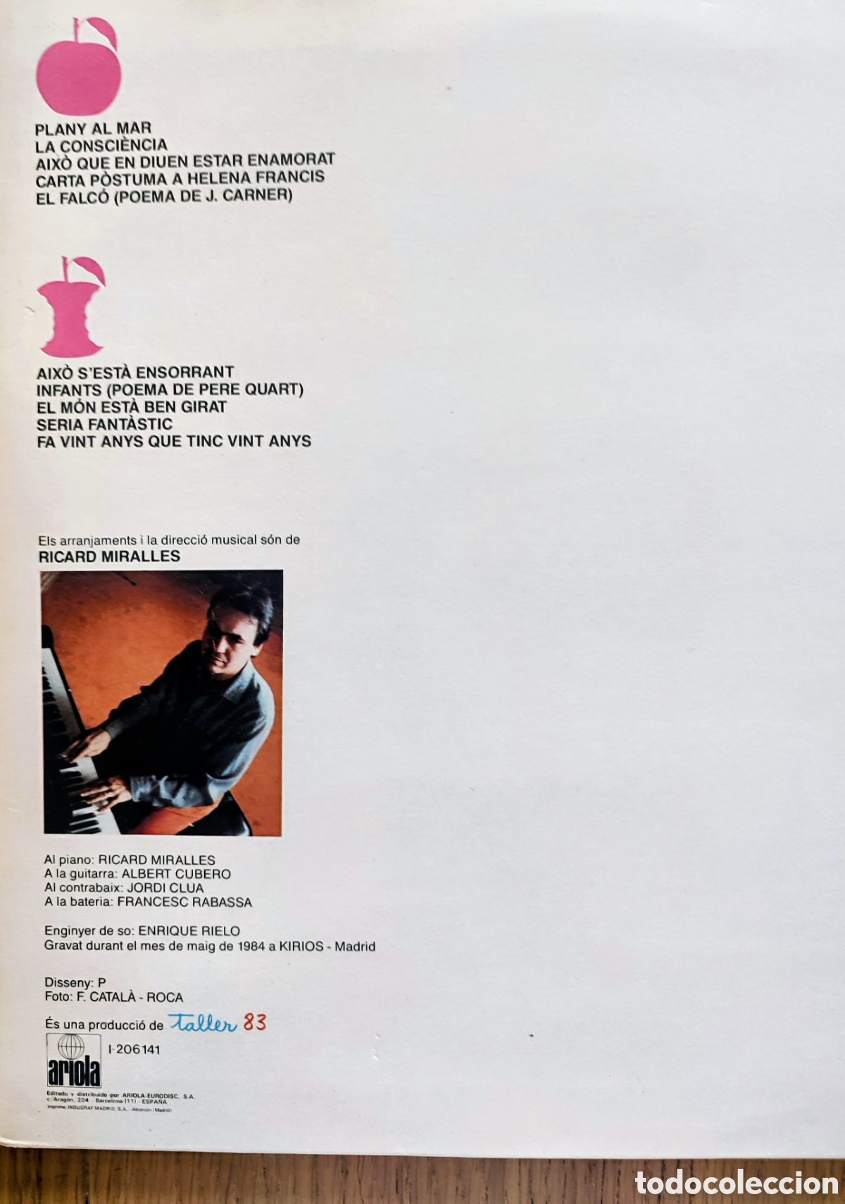 Discos de vinilo: LP CANTAUTOR CATALAN - Foto 2