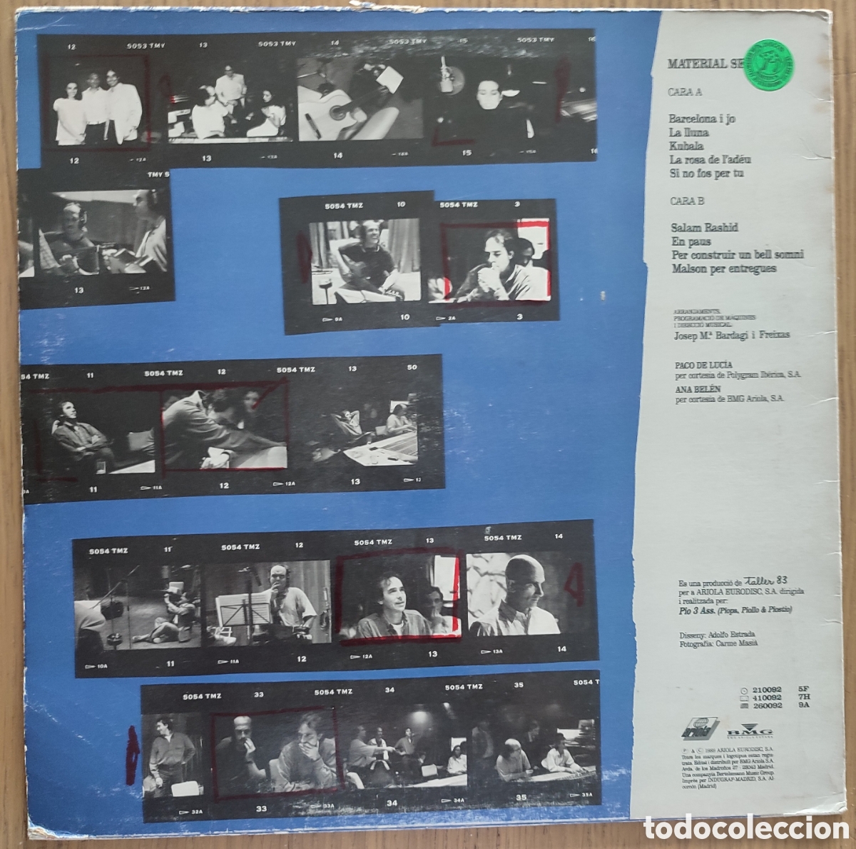 Discos de vinilo: LP CANTAUTOR CATALAN - Foto 2