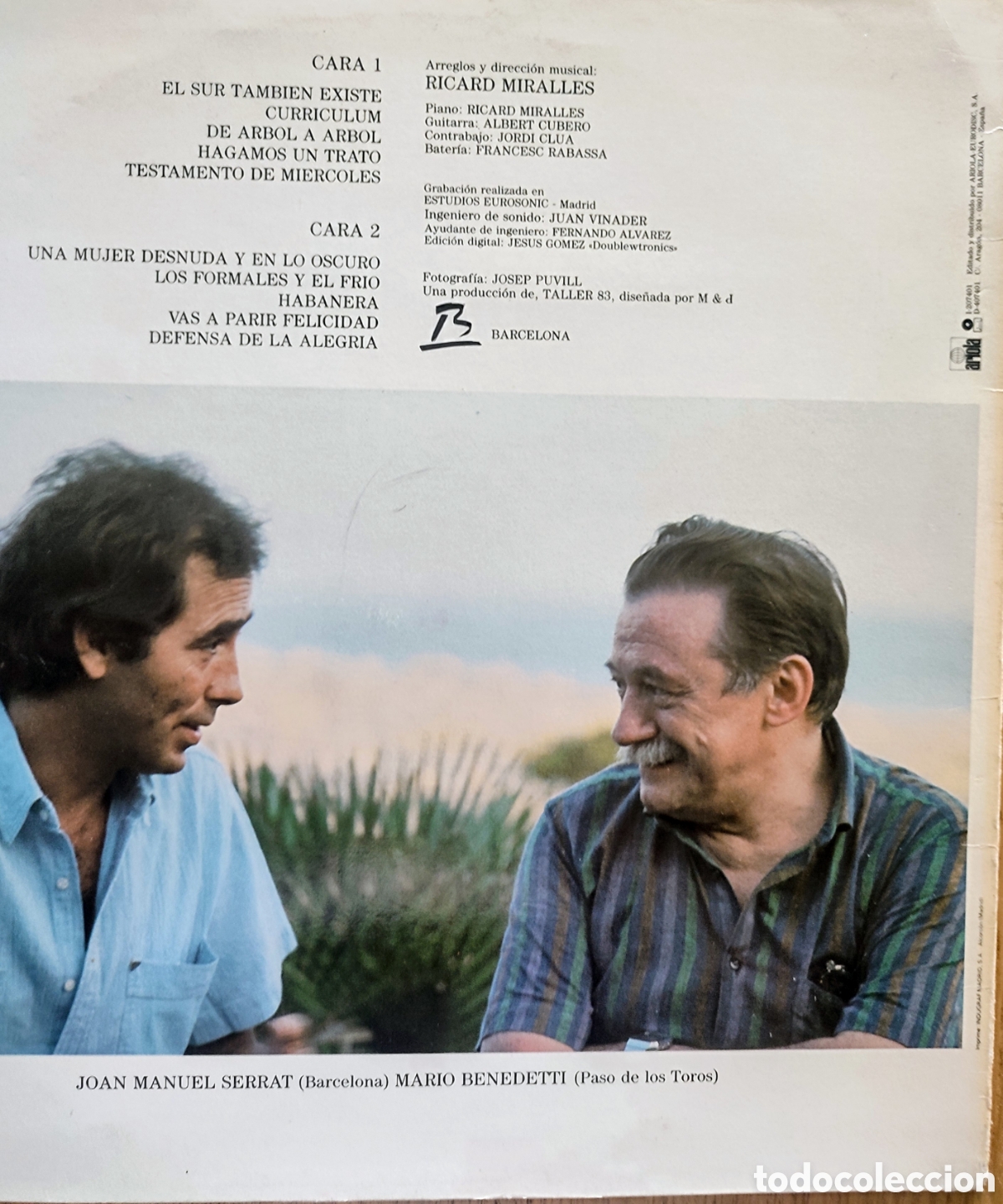 Discos de vinilo: LP CANTAUTOR CATALA&Ntilde; - Foto 2
