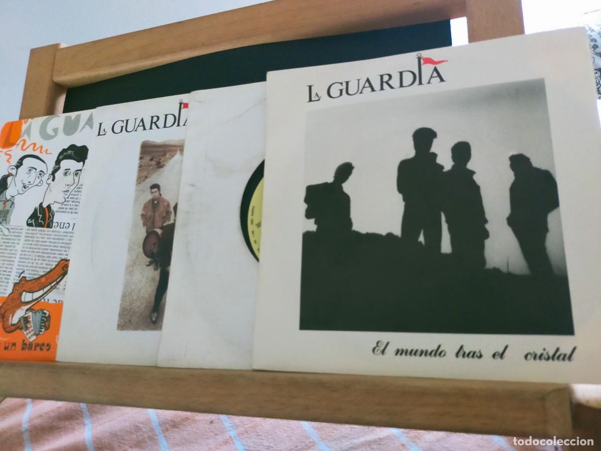 Discos de vinilo: LA GUARDIA. LOTE DE 4 SINGLES. ZAFIRO. 1988 - 1993