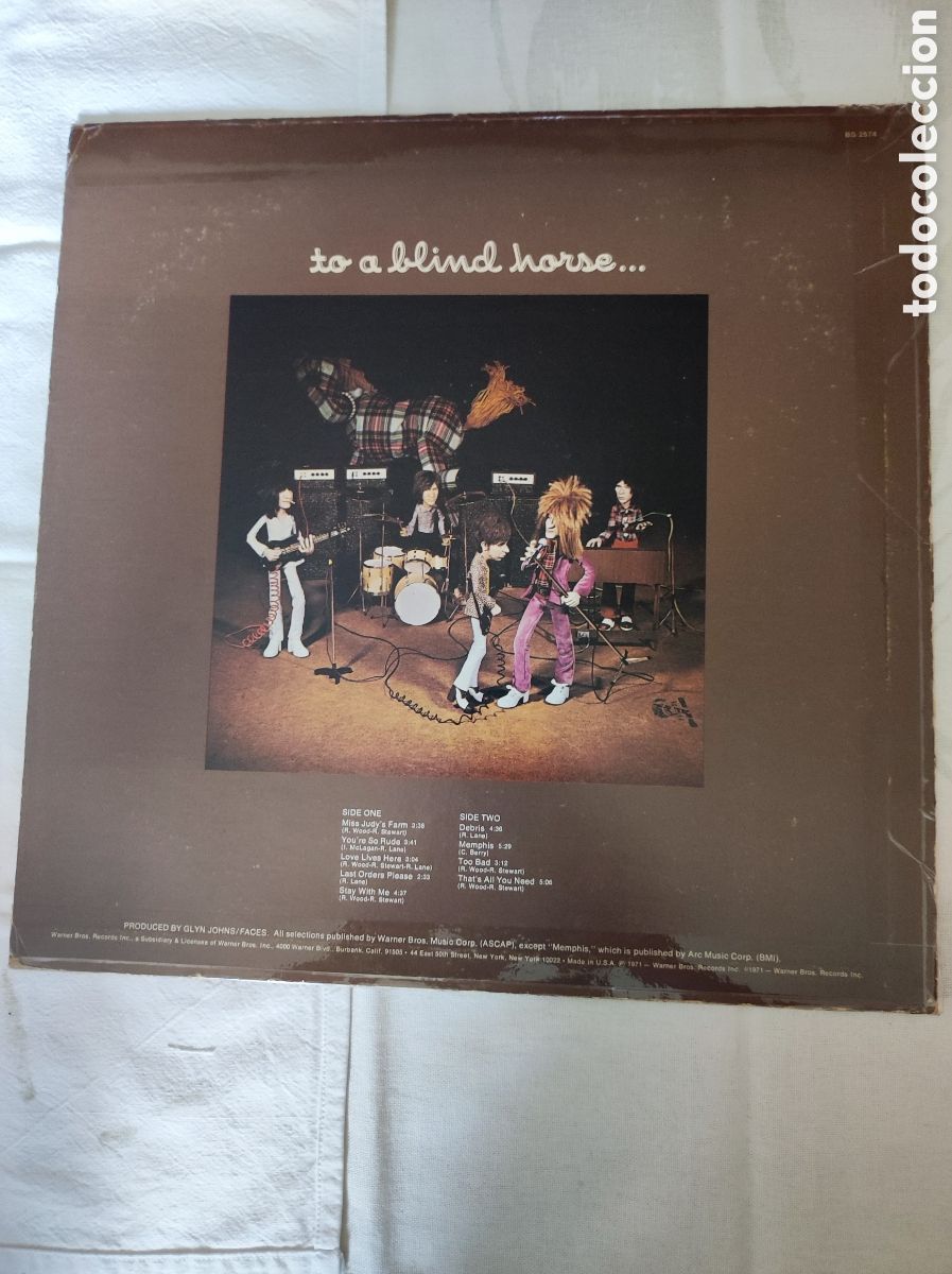 Discos de vinilo: FACES - A NOD IS AS GOOD AS A WINK... - Foto 2
