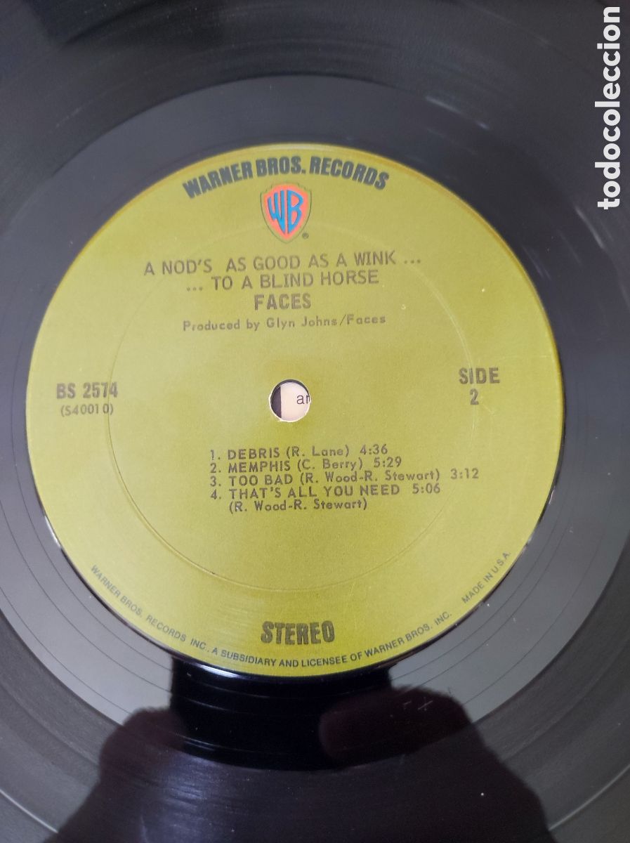 Discos de vinilo: FACES - A NOD IS AS GOOD AS A WINK... - Foto 6