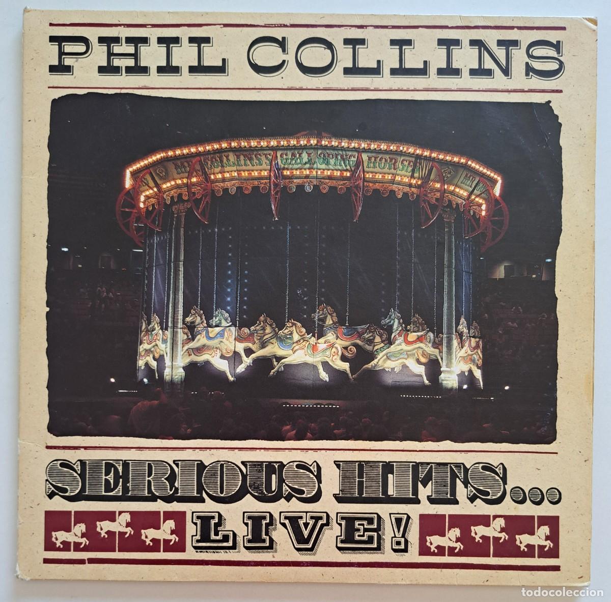 Discos de vinilo: PHILL COLLINS - SERIOUS HITS LIVE! (DOBLE LP) - WEA &ndash; 9031-72550-1 - GERMANY 1990