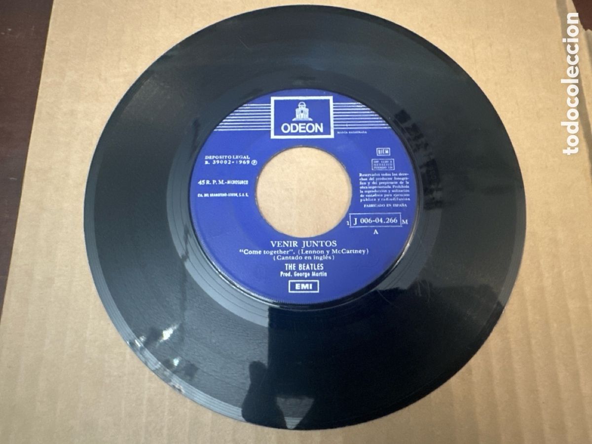 Discos de vinilo: THE BEATLES COME TOGETHAR SOMETHING ALGO VENIR JUNTOS 1969 SPAIN &iexcl;&iexcl;SOLO VINILO&iexcl;&iexcl;