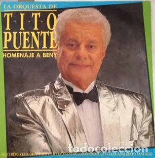 Discos de vinilo: TITO PUENTE &lrm;&ndash; HOMENAJE A BENY LP GRABADO EN 1978 ED ESPA&Ntilde;OLA PORTADA DIFERENTE- SALSA FANIA RECORDS