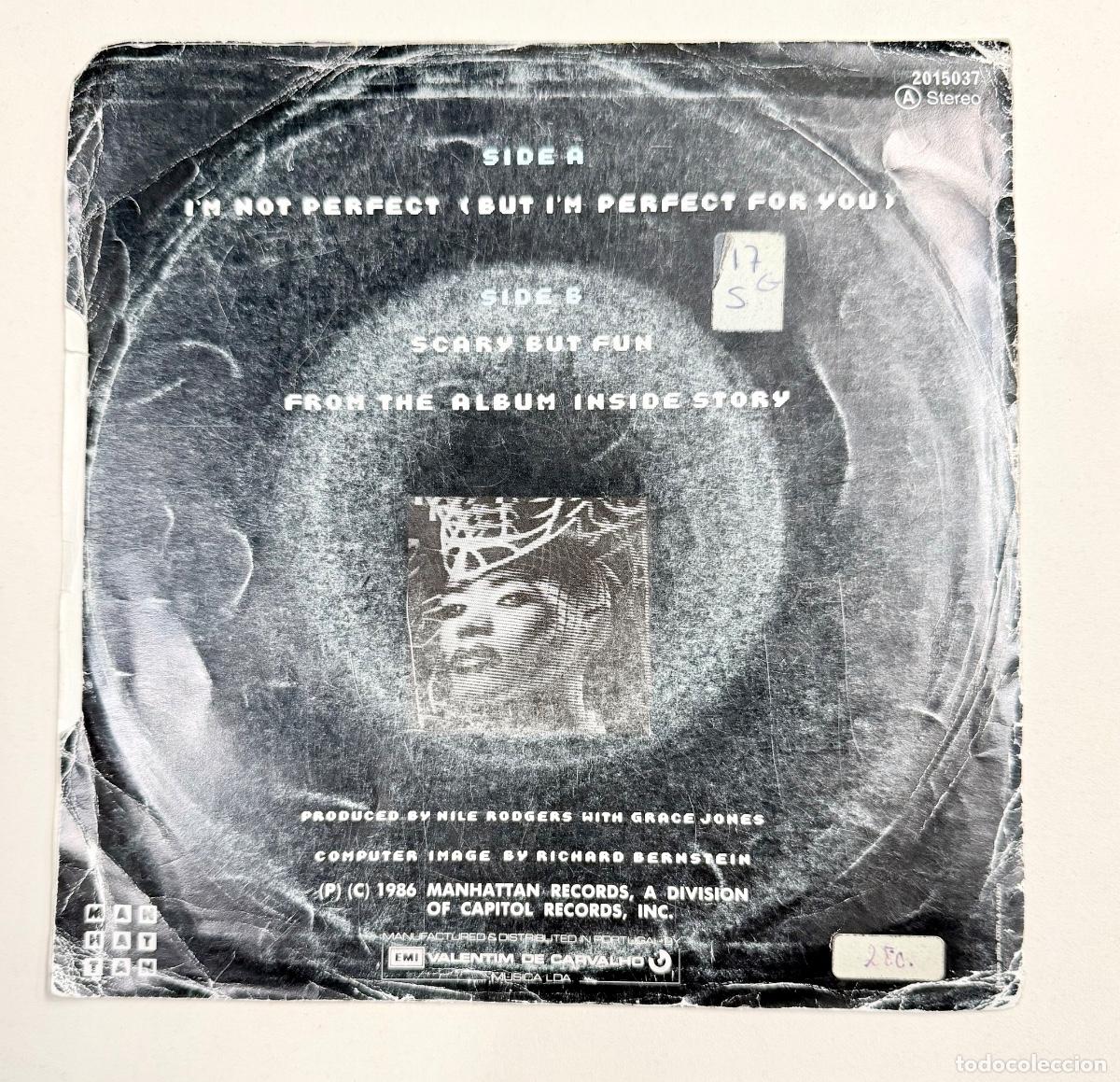 Discos de vinilo: Grace Jones - I&acute;m perfect - Foto 2