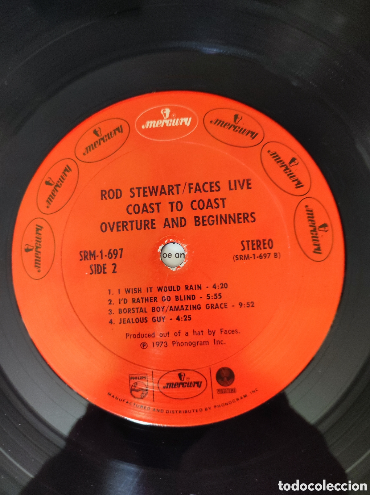 Discos de vinilo: FACES - COAST TO COAST (LIVE) OVERTURE AND BEGINNERS - Foto 7
