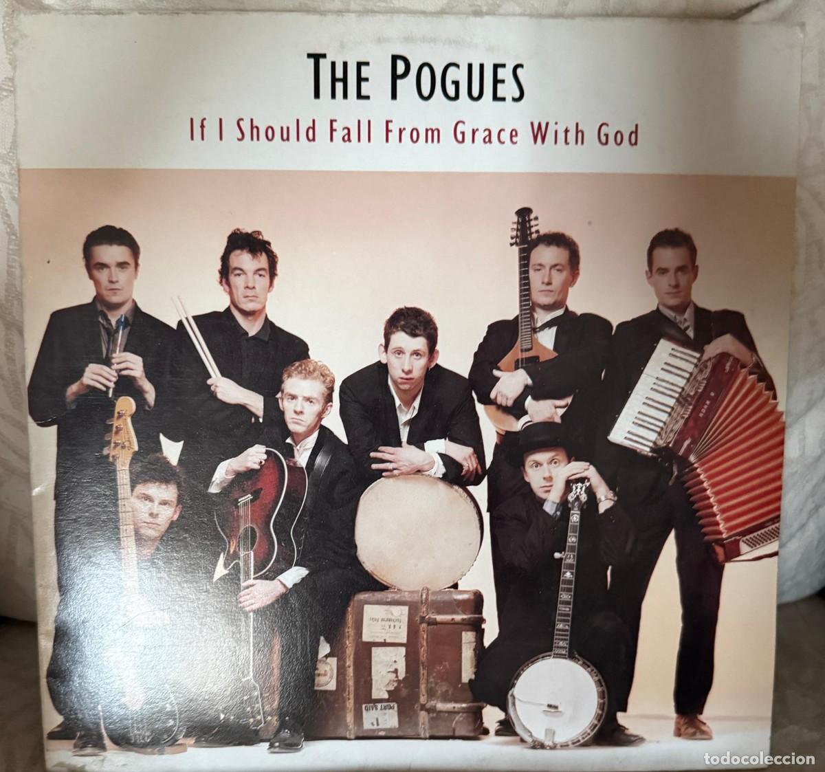 Discos de vinilo: The Pogues &ndash; If I Should Fall From Grace With God. Disco vinilo. Edic. Spain. 1988