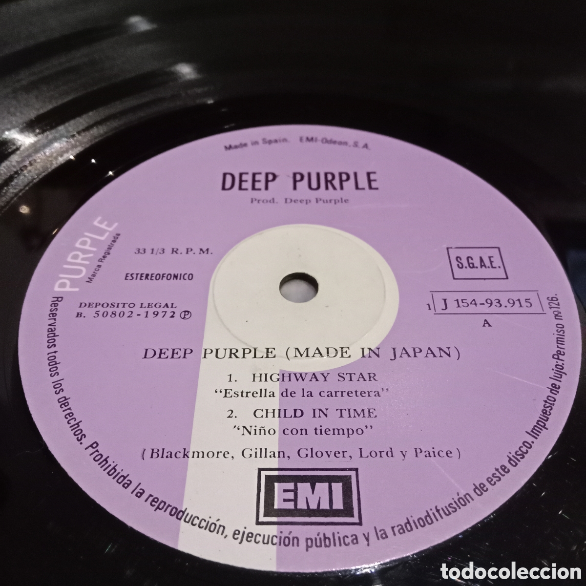 Discos de vinilo: DEEP PURPLE - MADE IN JAPAN - LP DOBLE GATEFOLD - Foto 6