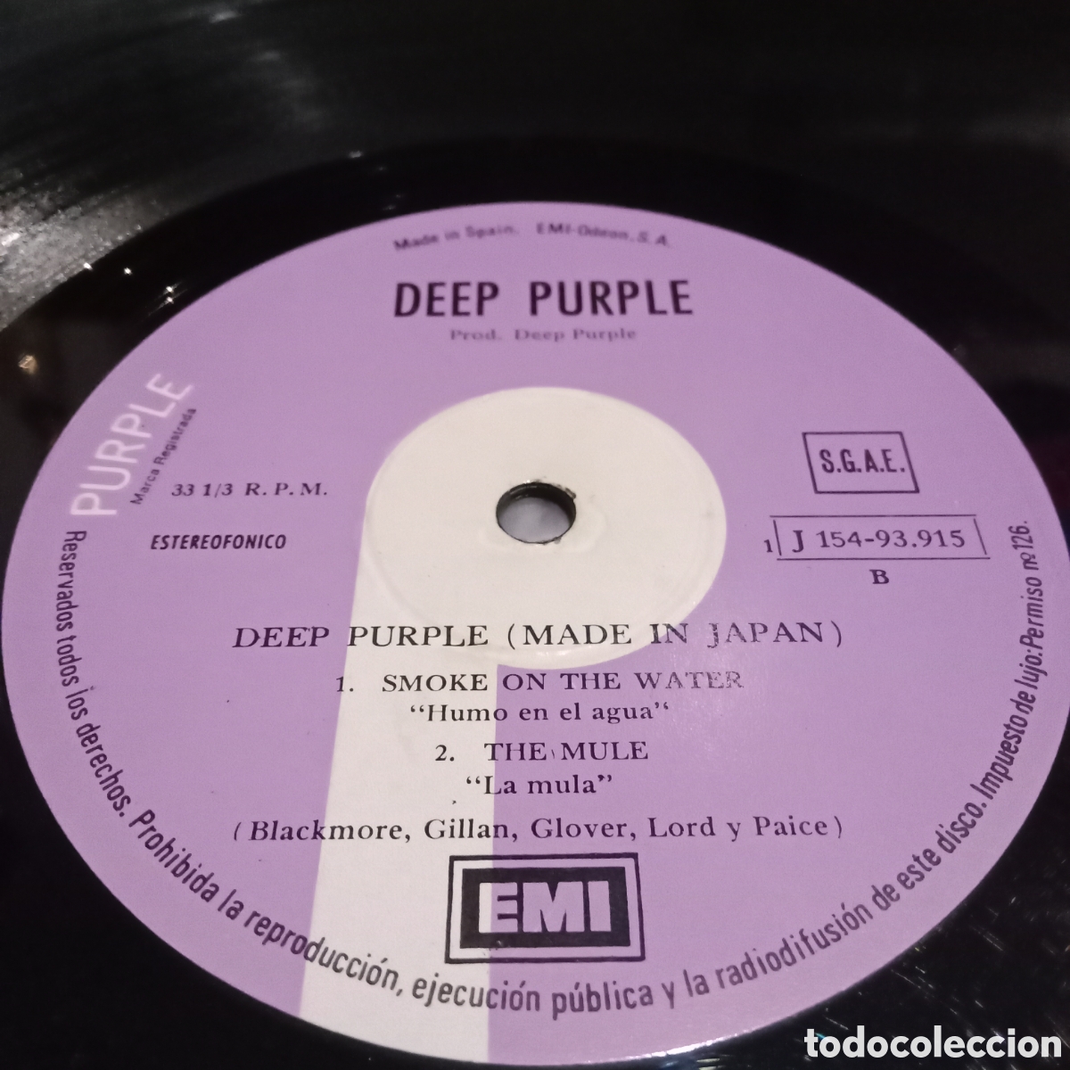 Discos de vinilo: DEEP PURPLE - MADE IN JAPAN - LP DOBLE GATEFOLD - Foto 7