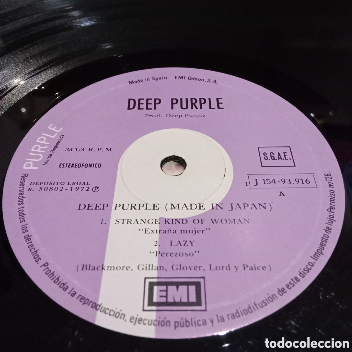 Discos de vinilo: DEEP PURPLE - MADE IN JAPAN - LP DOBLE GATEFOLD - Foto 8