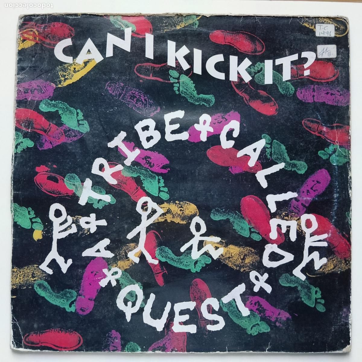 Discos de vinilo: A Tribe Called Quest-Can I Kick It? (12'' Jive 1991) Afrika Bambaataa, The Roots, Jungle Brothers...