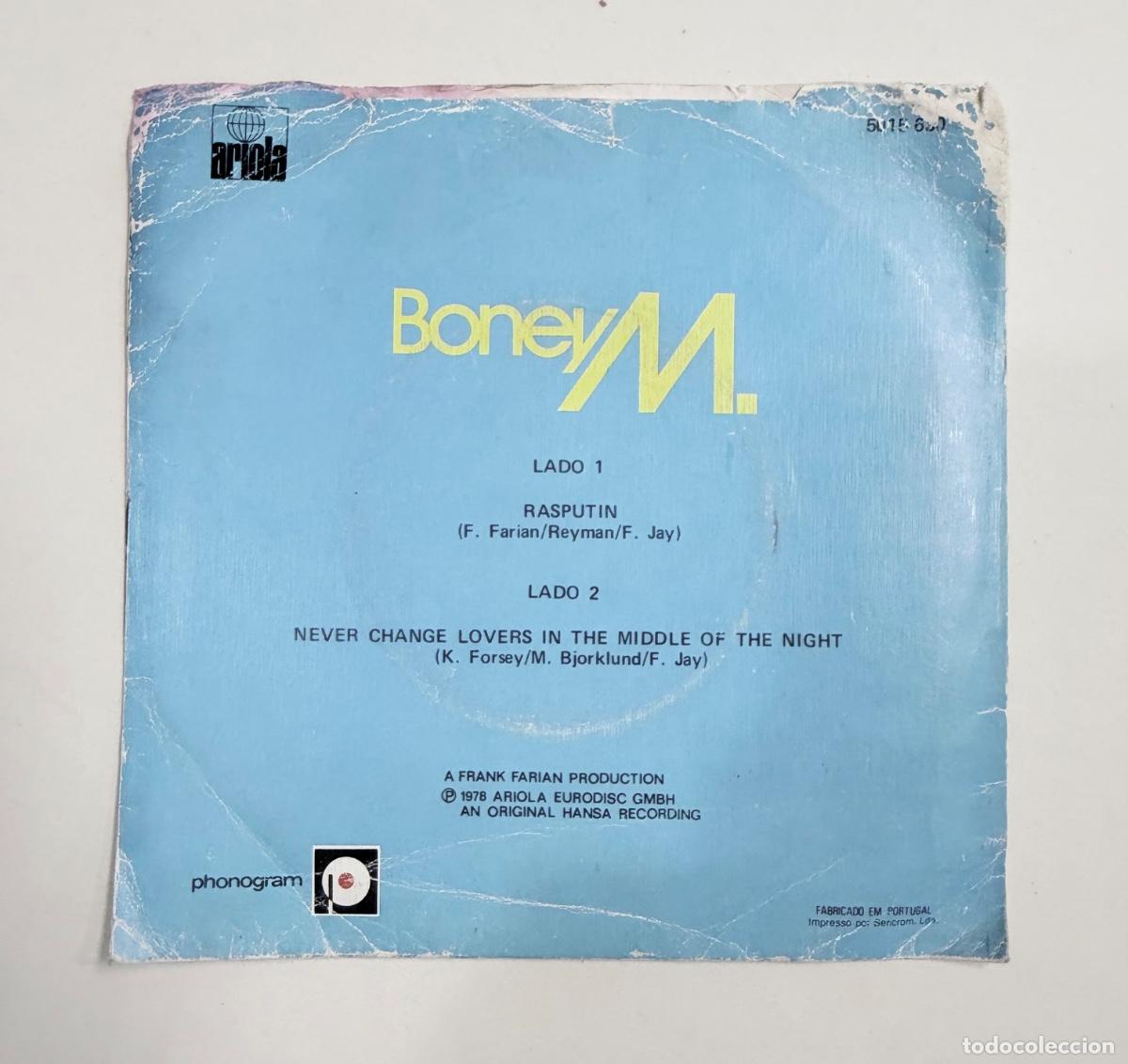 Discos de vinilo: Boney M. - Rasputin a&ntilde;o 1978 - Foto 2