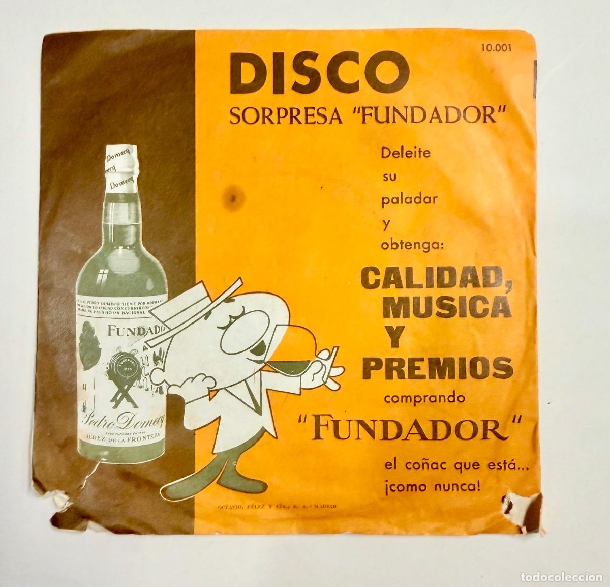 Discos de vinilo: Disco sorpresa fundador n&ordm; 10001