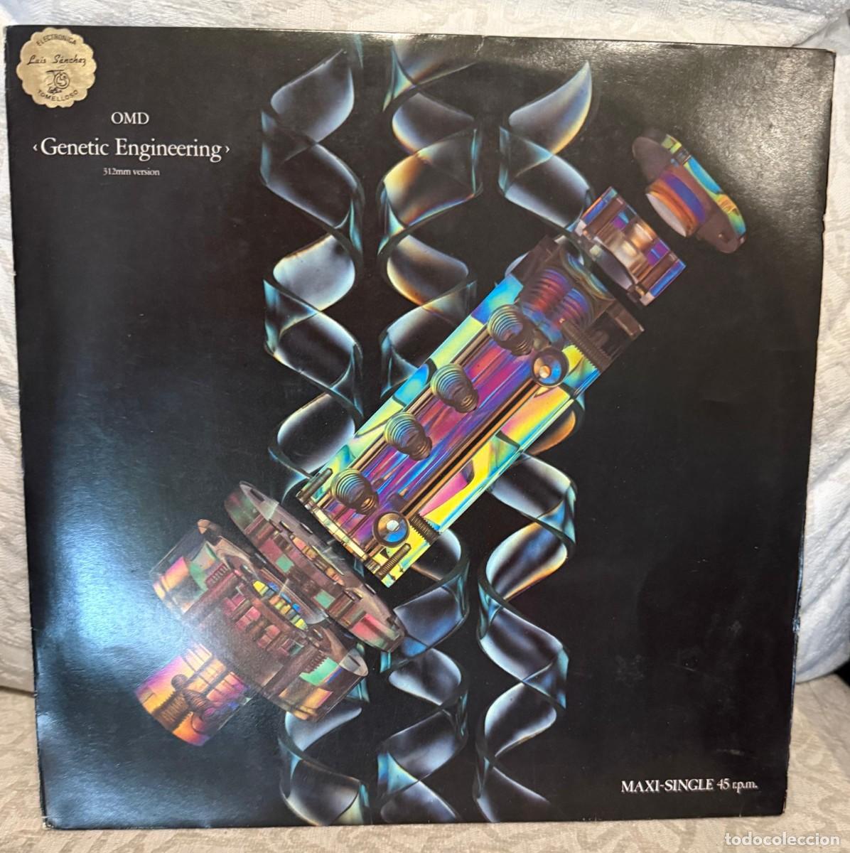 Discos de vinilo: OMD &ndash; Genetic Engineering. Maxi single vinilo. Edic. Spain. 1983