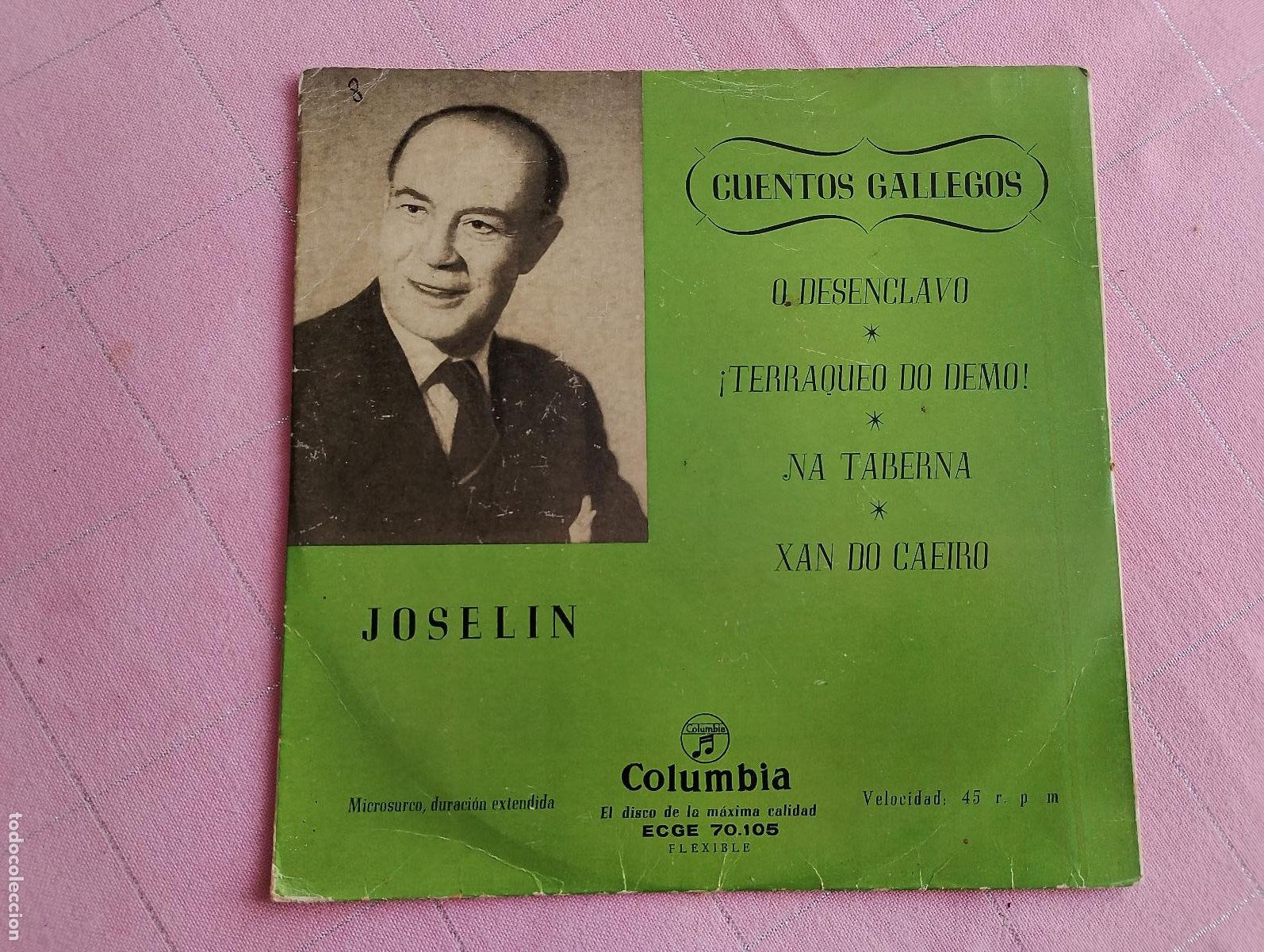 Discos de vinilo: joselin - cuentos gallegos, o desenclavo, terraqueo do demo, na taberna, xan do caeiro,