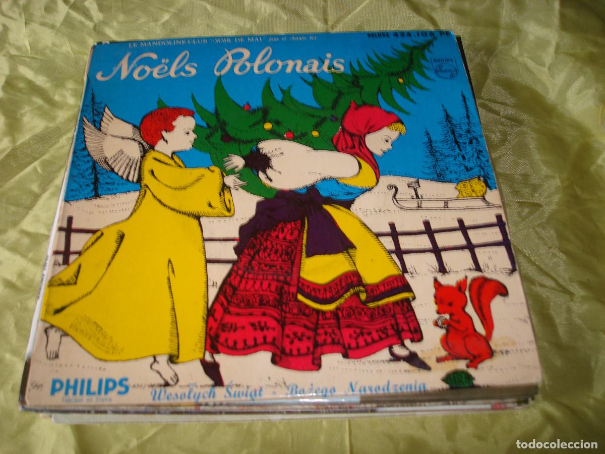 Discos de vinilo: NOELS POLONAIS. MANDOLINE CLUB POLONAIS. EP. PHILIPS, EDC. FRANCE. IMPECABLE