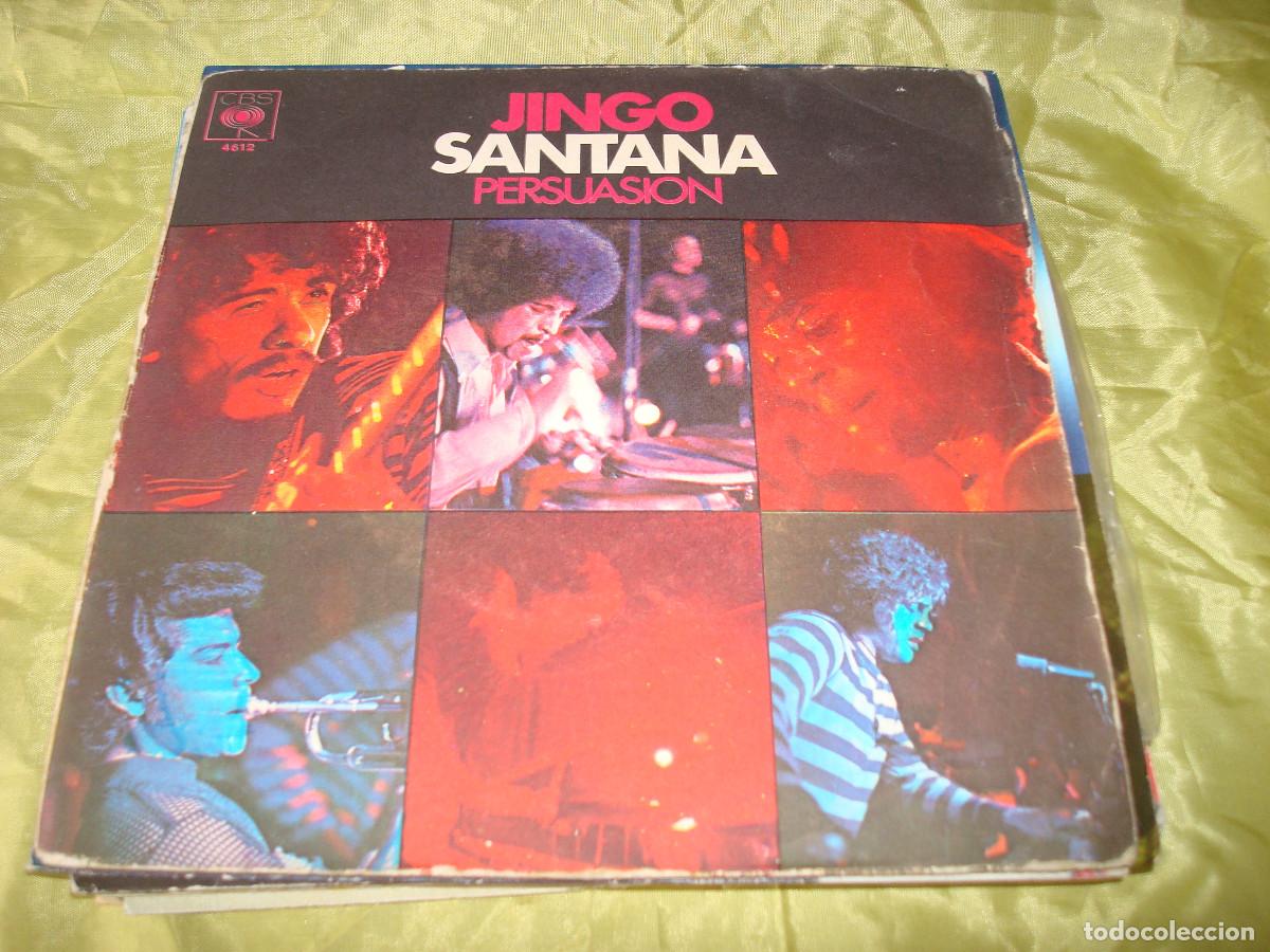 Discos de vinilo: SANTANA. JINGO / PERSUACION. CBS,