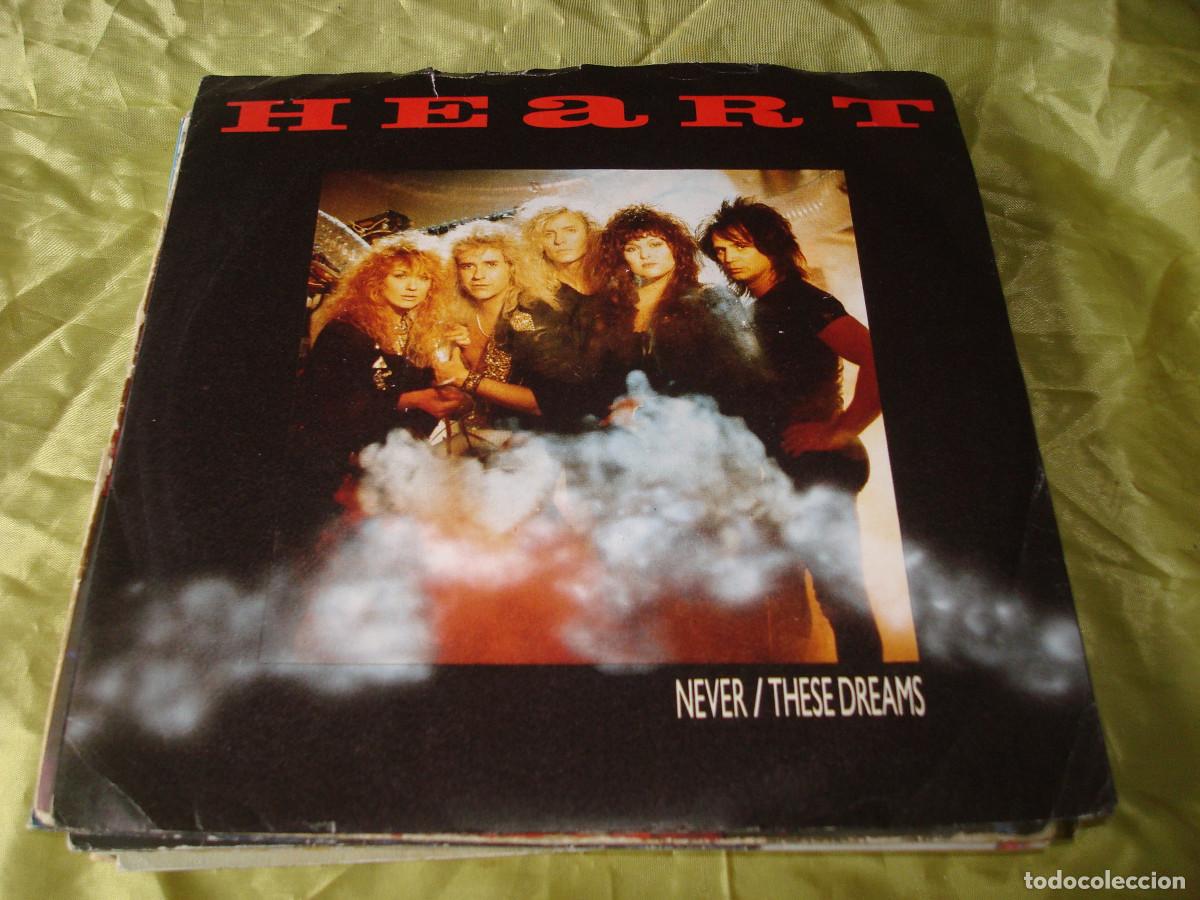 Discos de vinilo: HEART. NEVER / THESE DREAMS. CAPITOL, 1985. EDC. UK