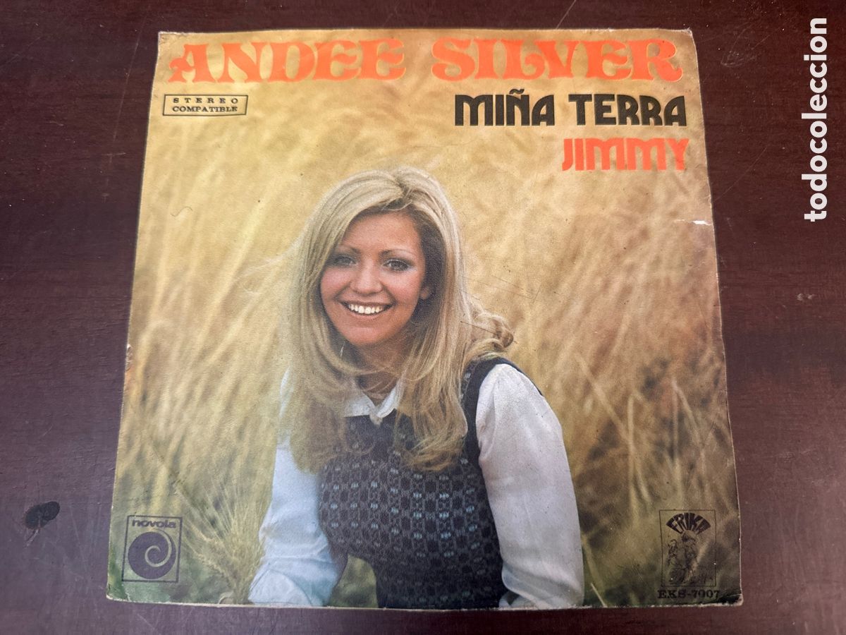 Discos de vinilo: ANDEE SILVER - MI&Ntilde;A TERRA / JIMMY (SINGLE PROMO ESPA&Ntilde;OL, ERIKA RECORDS 1970)