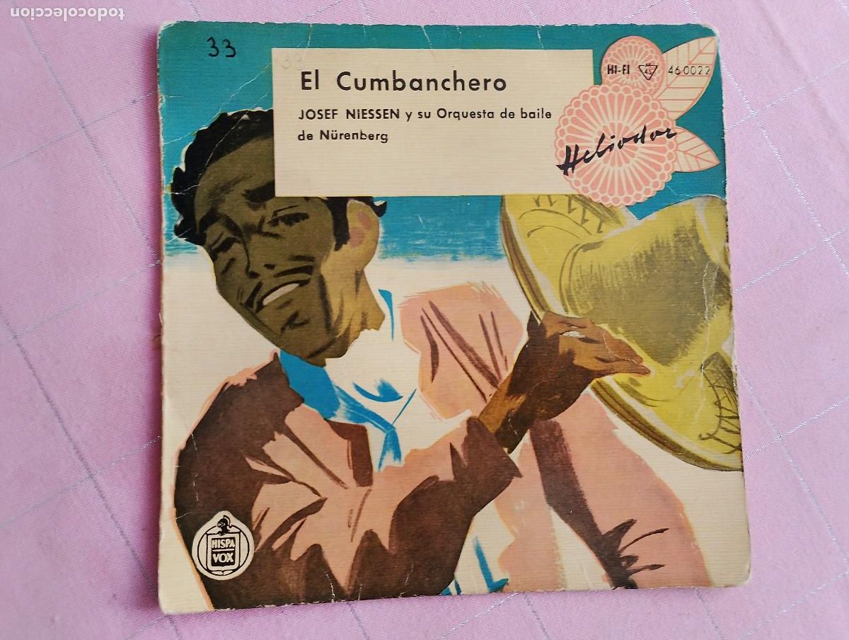 Discos de vinilo: Josef Niessen y su orquesta de baile de Nurenberg - el cumbanchero - selecci&oacute;n de rumbas + s. samba