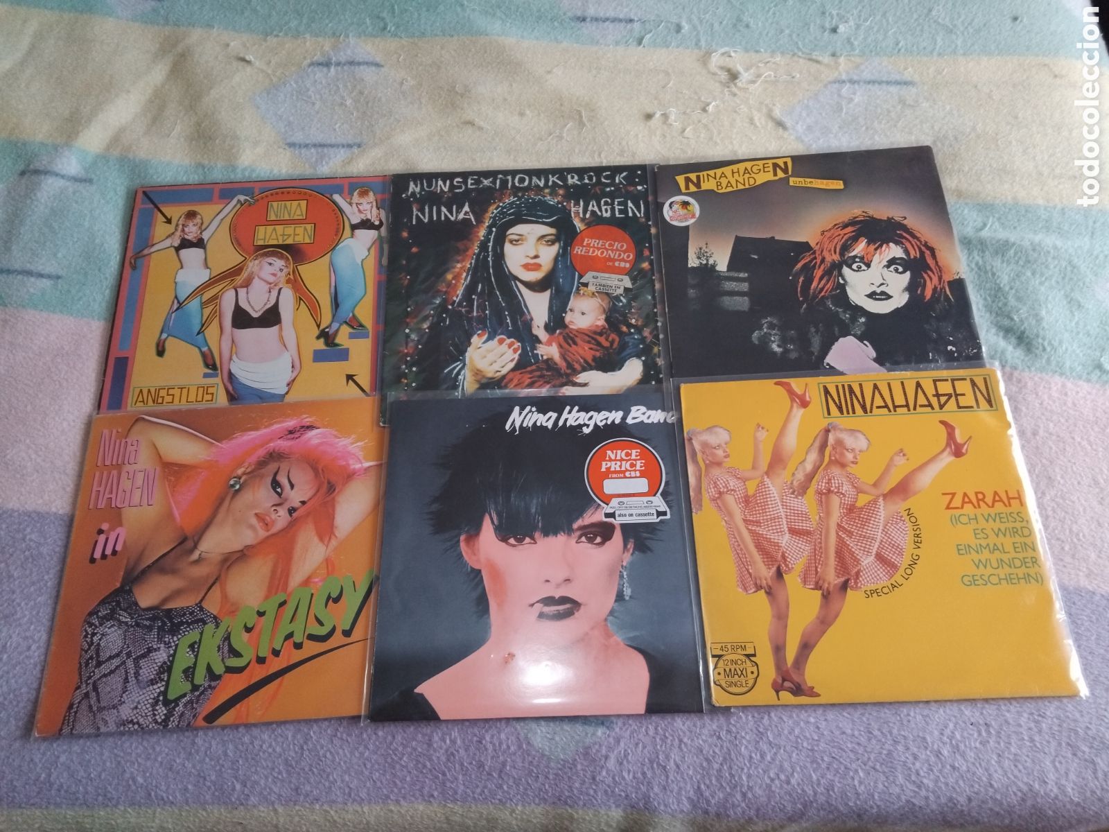 Discos de vinil: LOTE VINILO 5LPS y un Maxi NINA HAGEN