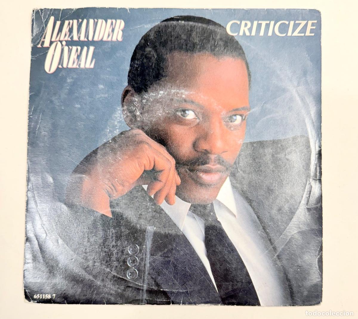 Discos de vinilo: Alexander O&acute;neal - Criticize - Foto 1
