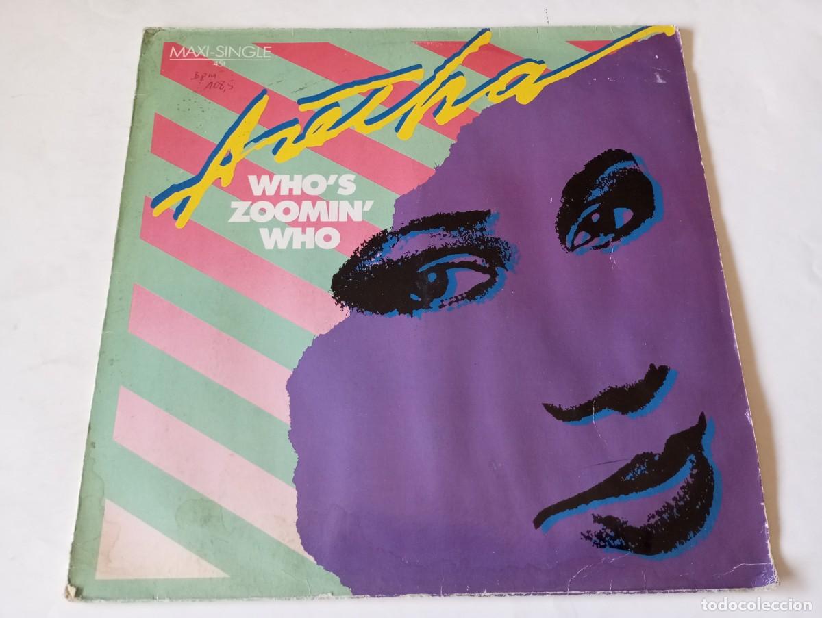 Discos de vinilo: Aretha Franklin &ndash; Who's Zoomin' Who - 1985