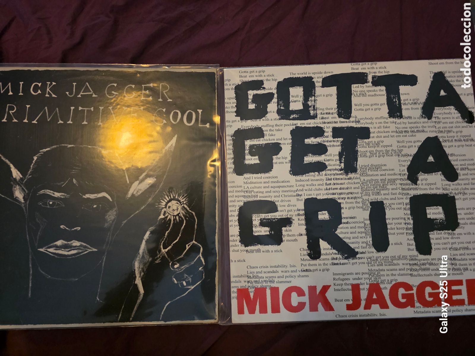 Discos de vinilo: LOTE MICK JAGGER ...2 LPS