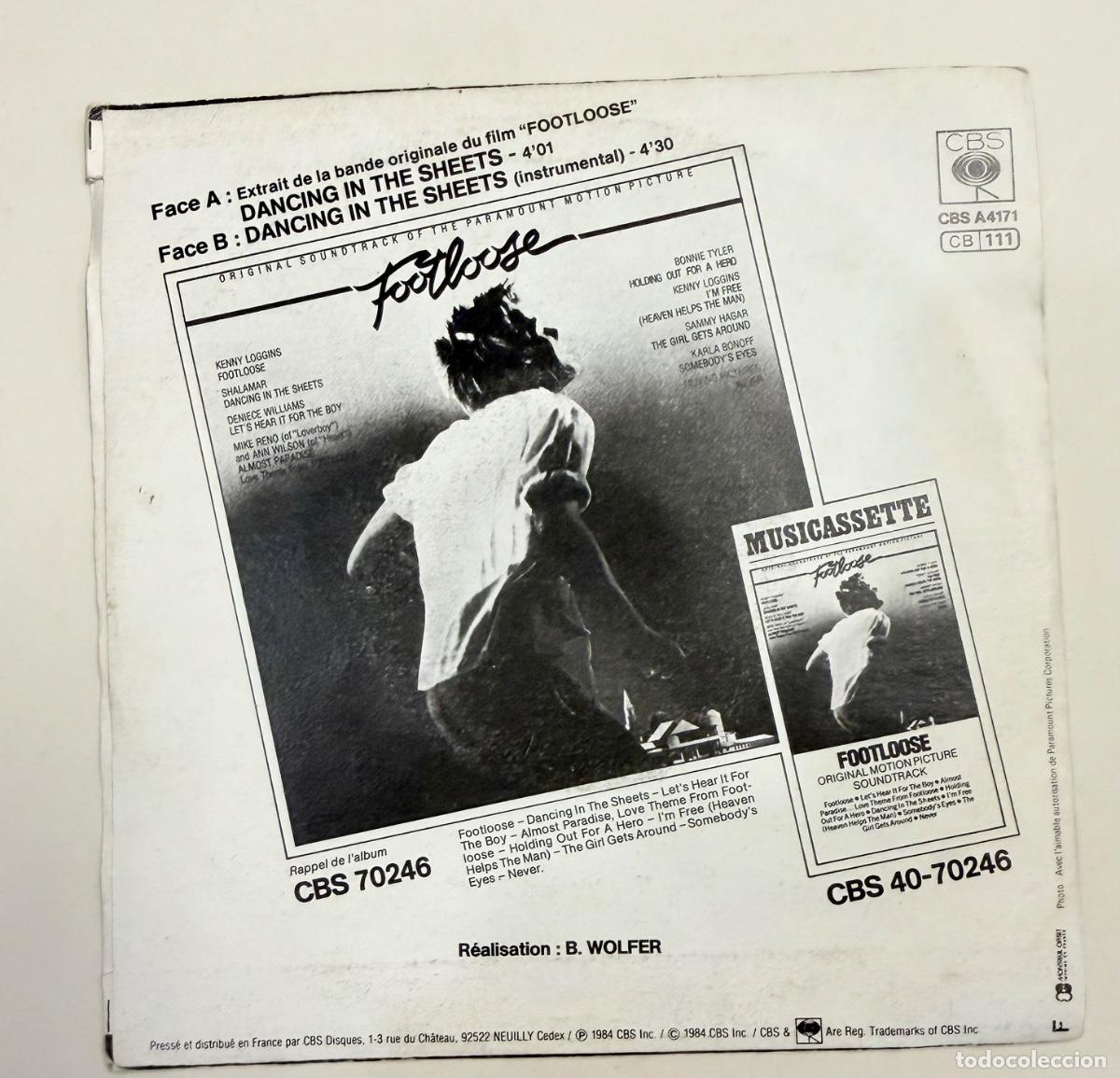 Discos de vinilo: Shalamar - dancing in the sheets (Bso Footloose) - Foto 2