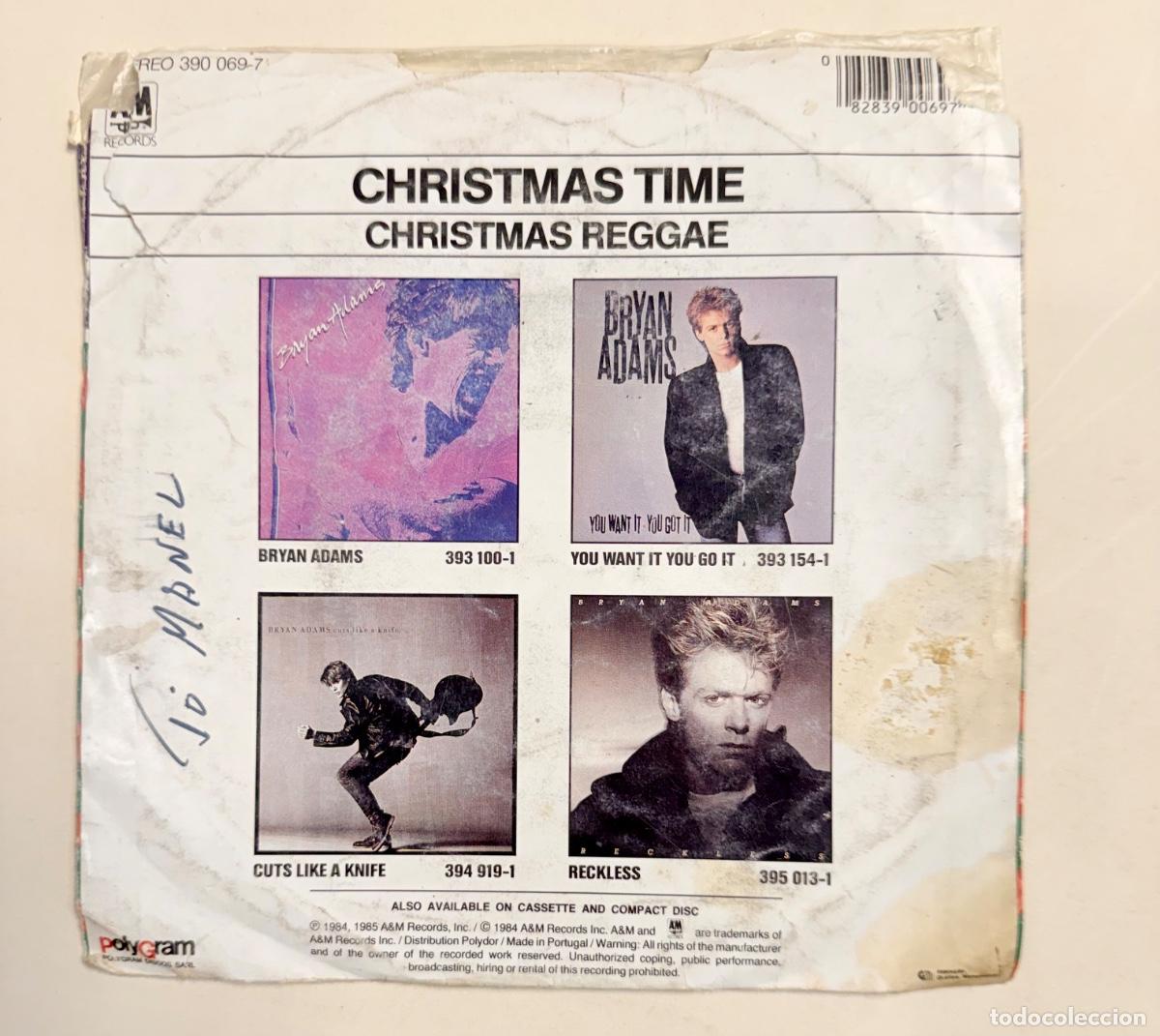 Discos de vinilo: Bryan Adams - Christmas time deteriorado - Foto 2