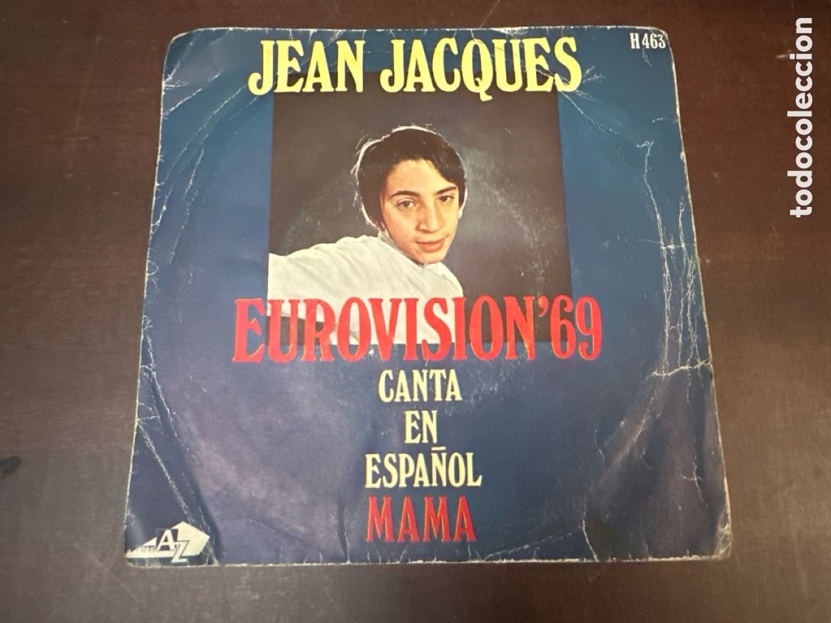 Discos de vinilo: JEAN JACQUES - MAMA ( EUROVISION 69 ) SINGLE 1969 EDICION ESPA&Ntilde;OLA