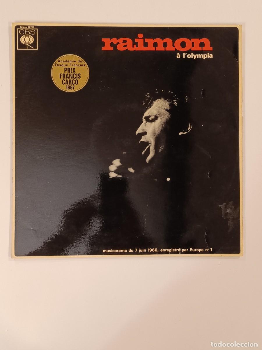Discos de vinilo: DISCO RAIMON. &Agrave; L&acute;OLYMPIA. CBS. 1966. LP VINILO