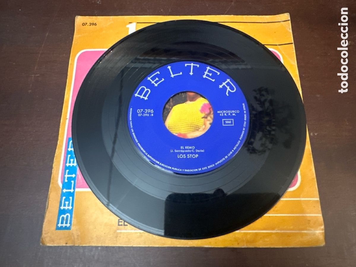 Discos de vinilo: LOS STOP - TRES COSAS - EL REMO - SINGLE - Foto 4