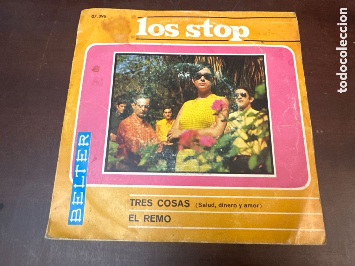 Discos de vinilo: LOS STOP - TRES COSAS - EL REMO - SINGLE - Foto 5