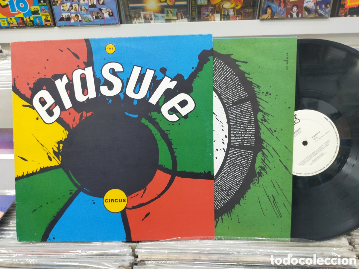 Discos de vinilo: Erasure LP Circus Espa&ntilde;a 1987