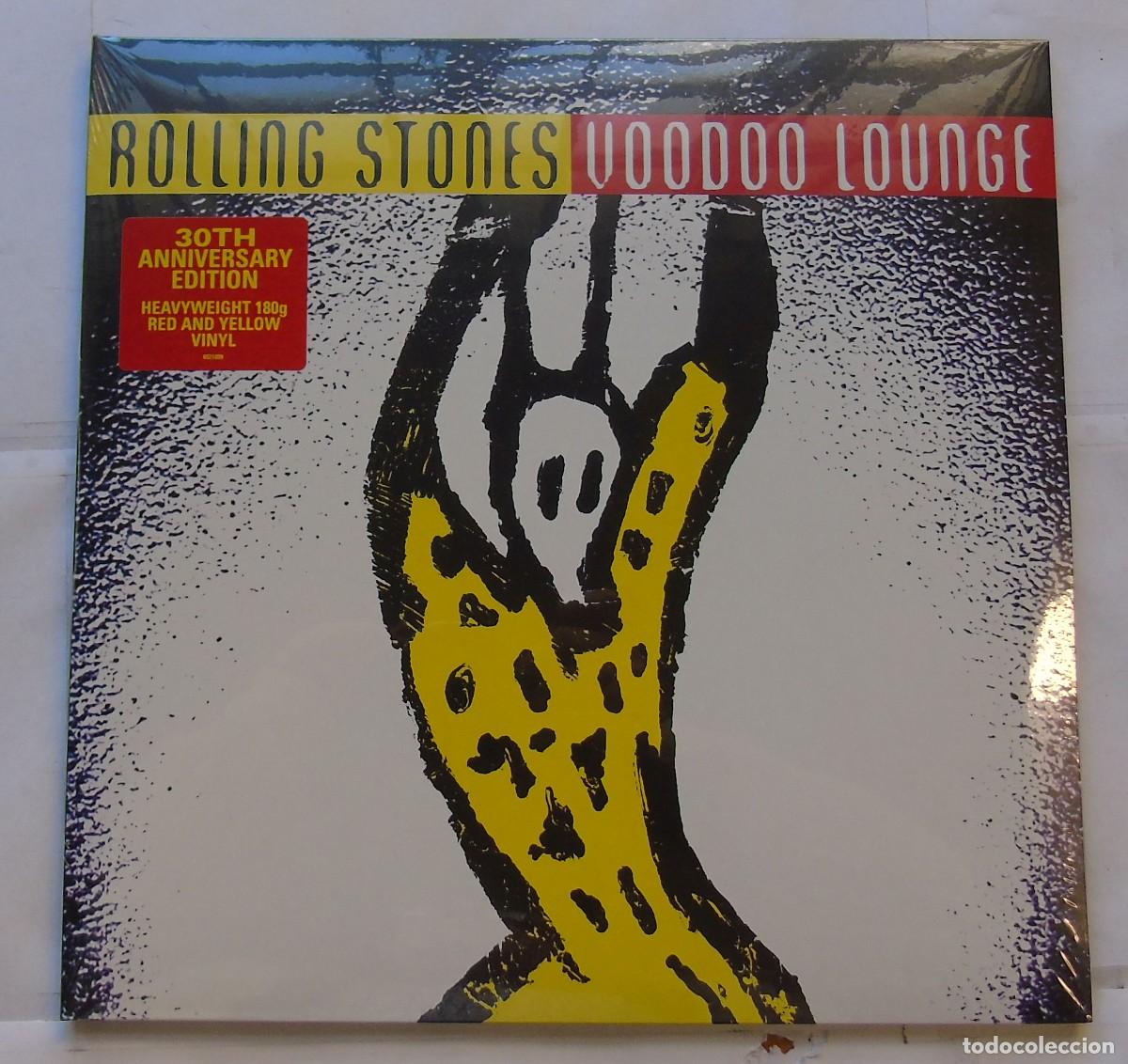 Discos de vinilo: The Rolling Stones &ndash; Voodoo Lounge 2-LP Red & Yellow vinyl 30th Anniversary edition