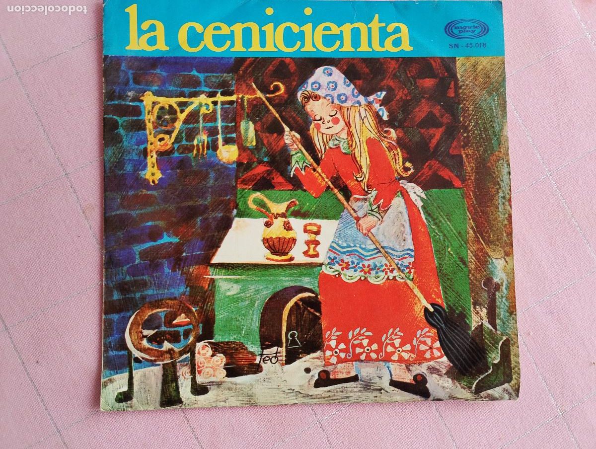 Discos de vinilo: Teatro Infantil Samaniego &ndash; La Cenicienta, 1970 vinilo rojo