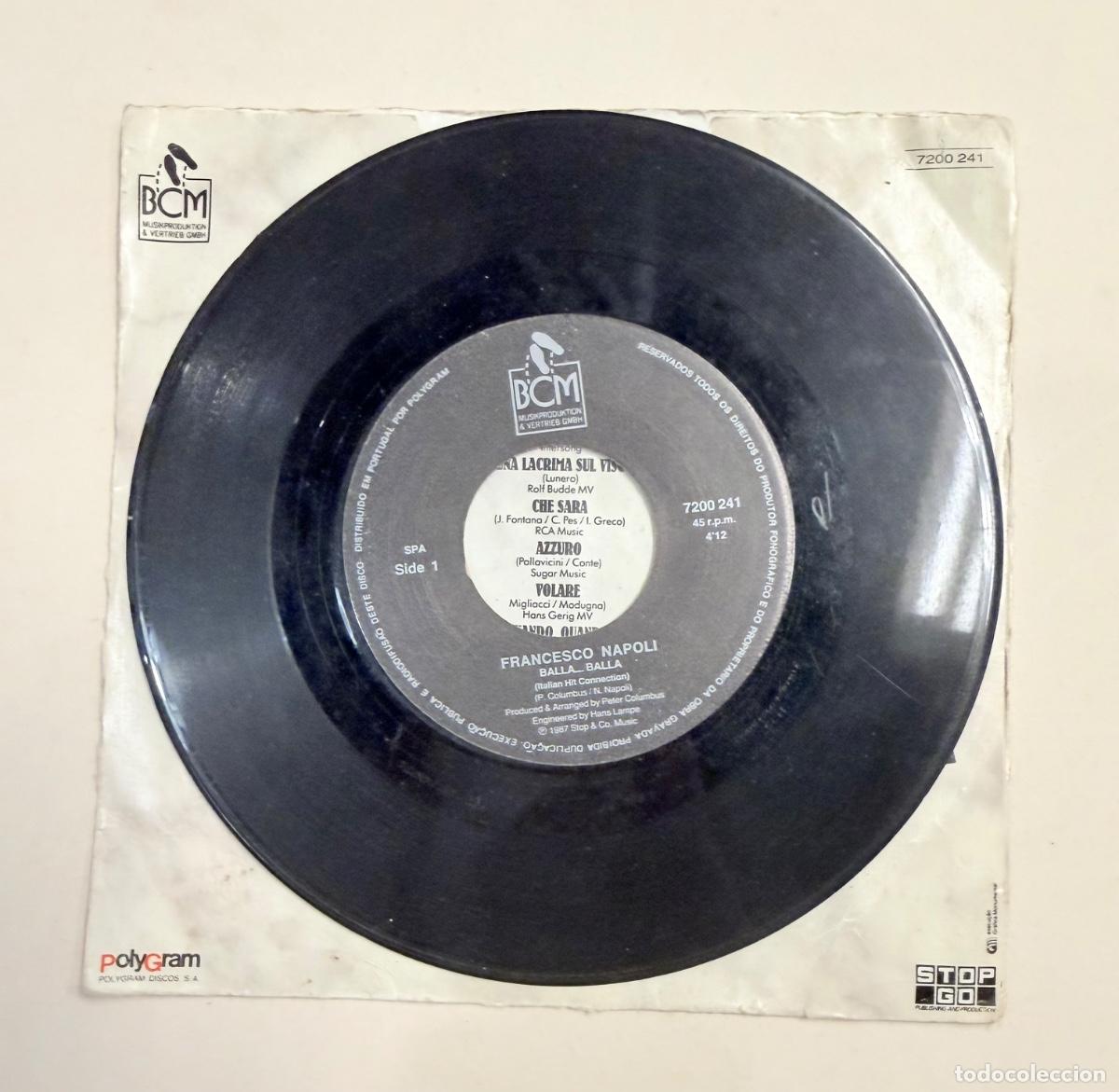 Discos de vinilo: Francesco Napoli - Balla Balla - Foto 3