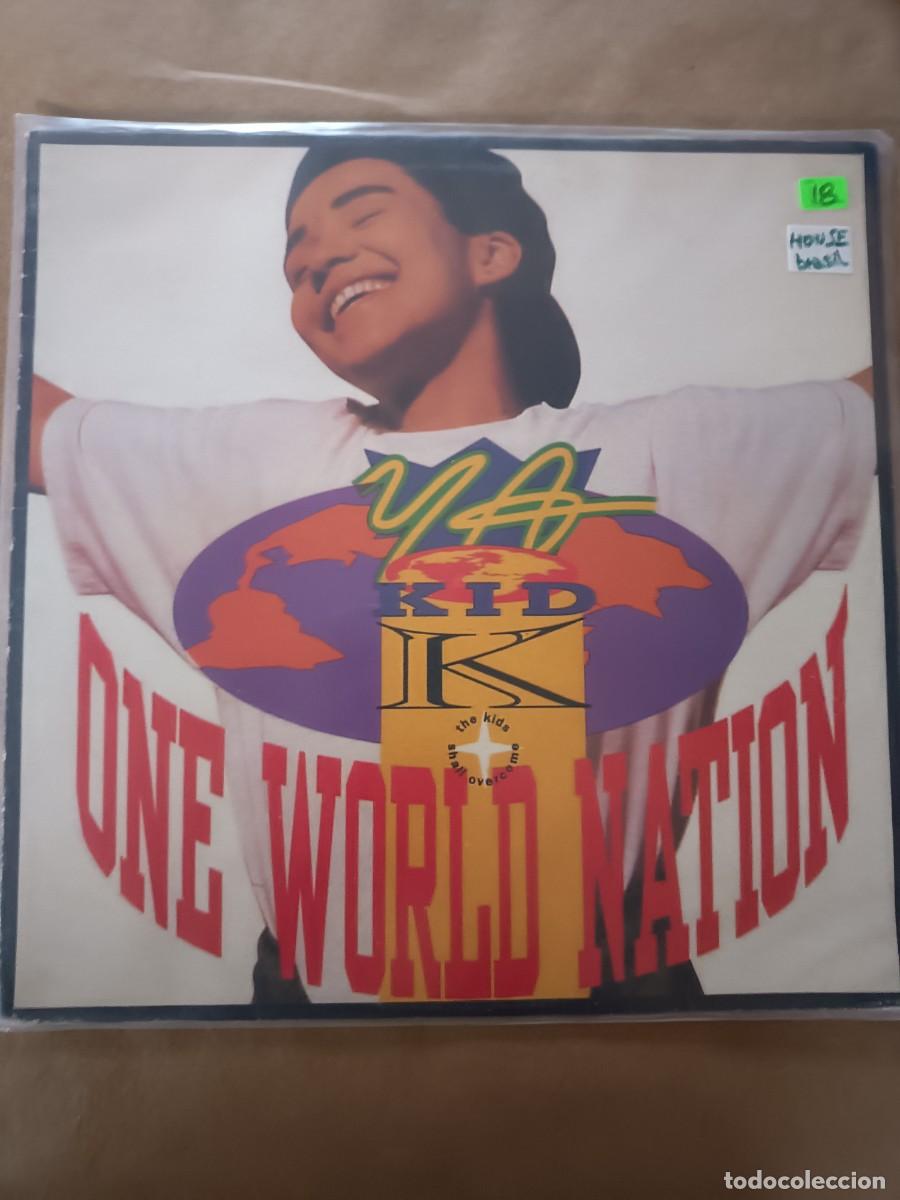 Discos de vinilo: LP ONE WORLD NATION,( house brasil),1993