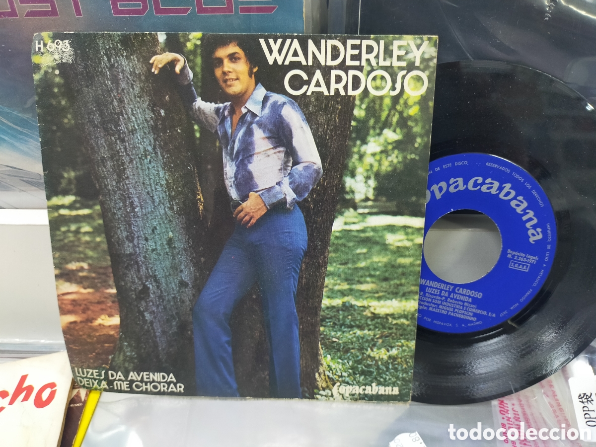 Discos de vinilo: Wanderley cardoso single luzes da avenida Espa&ntilde;a 1971