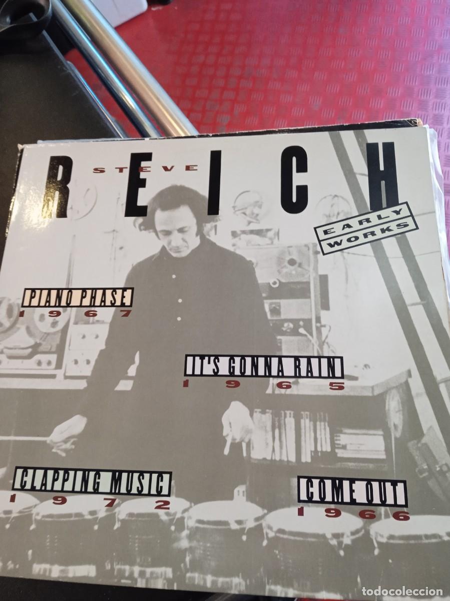 Discos de vinilo: STEVE REICH- EARLY WORKS. LP