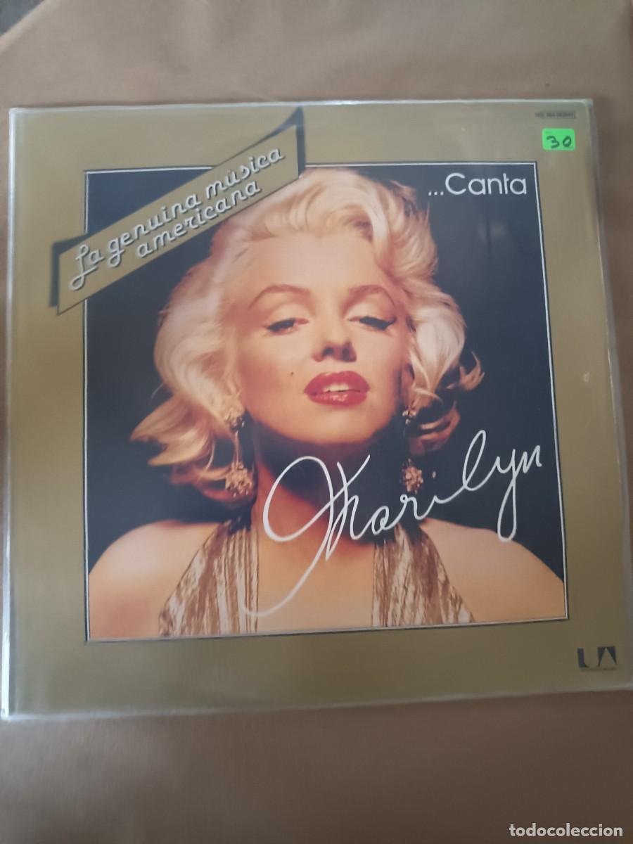 Disques de vinyle: LP MARILYN ,( LA GENUINA MUSICA AMERICANA)