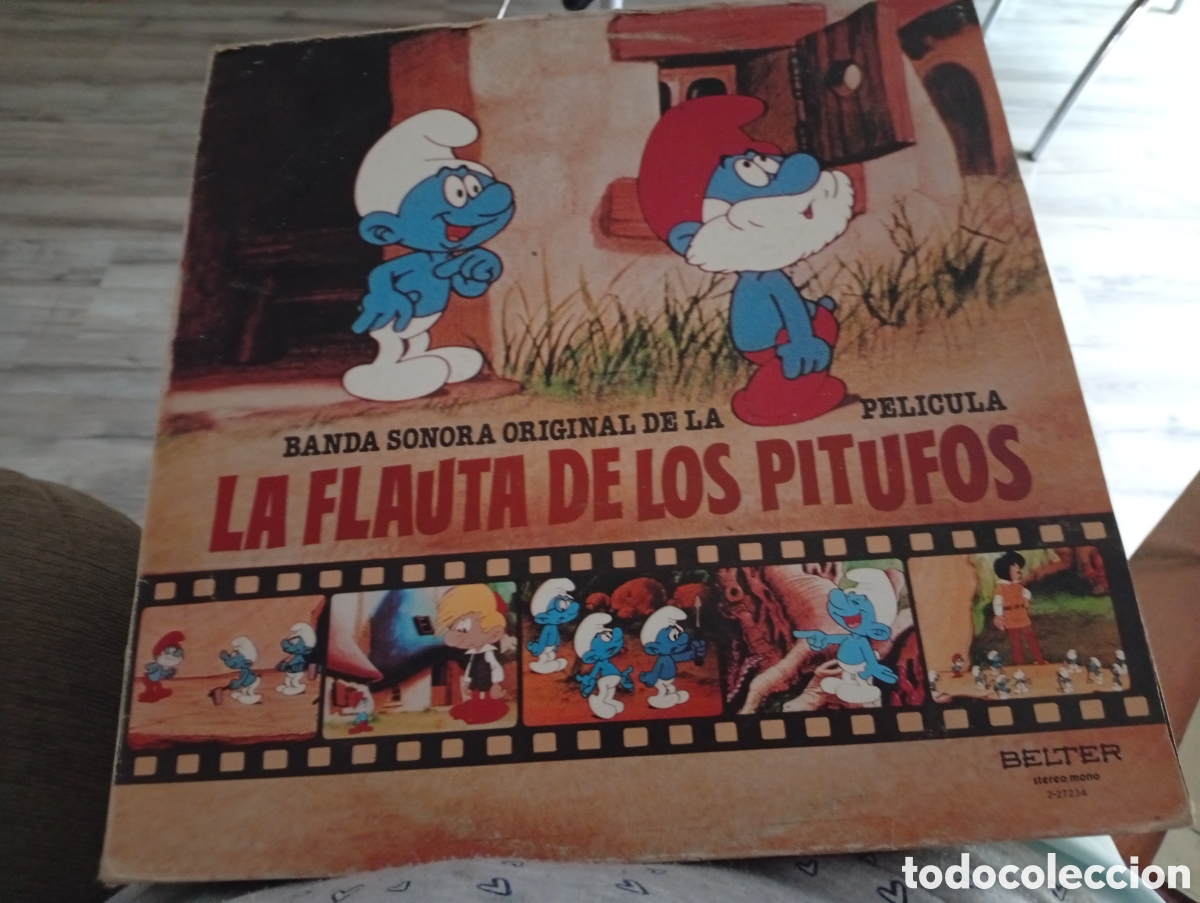 Discos de vinilo: Vinilo infantil la flauta de los pitufos