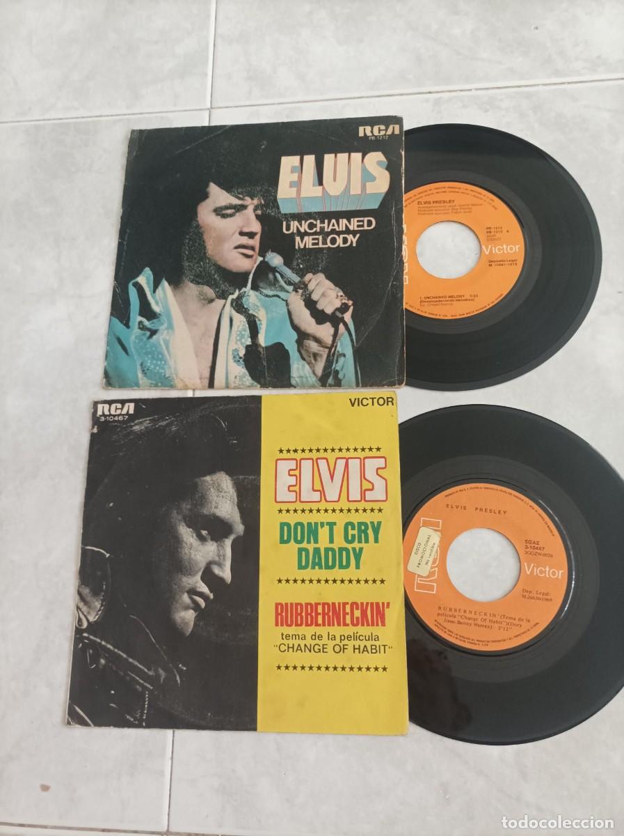 Discos de vinilo: Elvis Presley lote singles