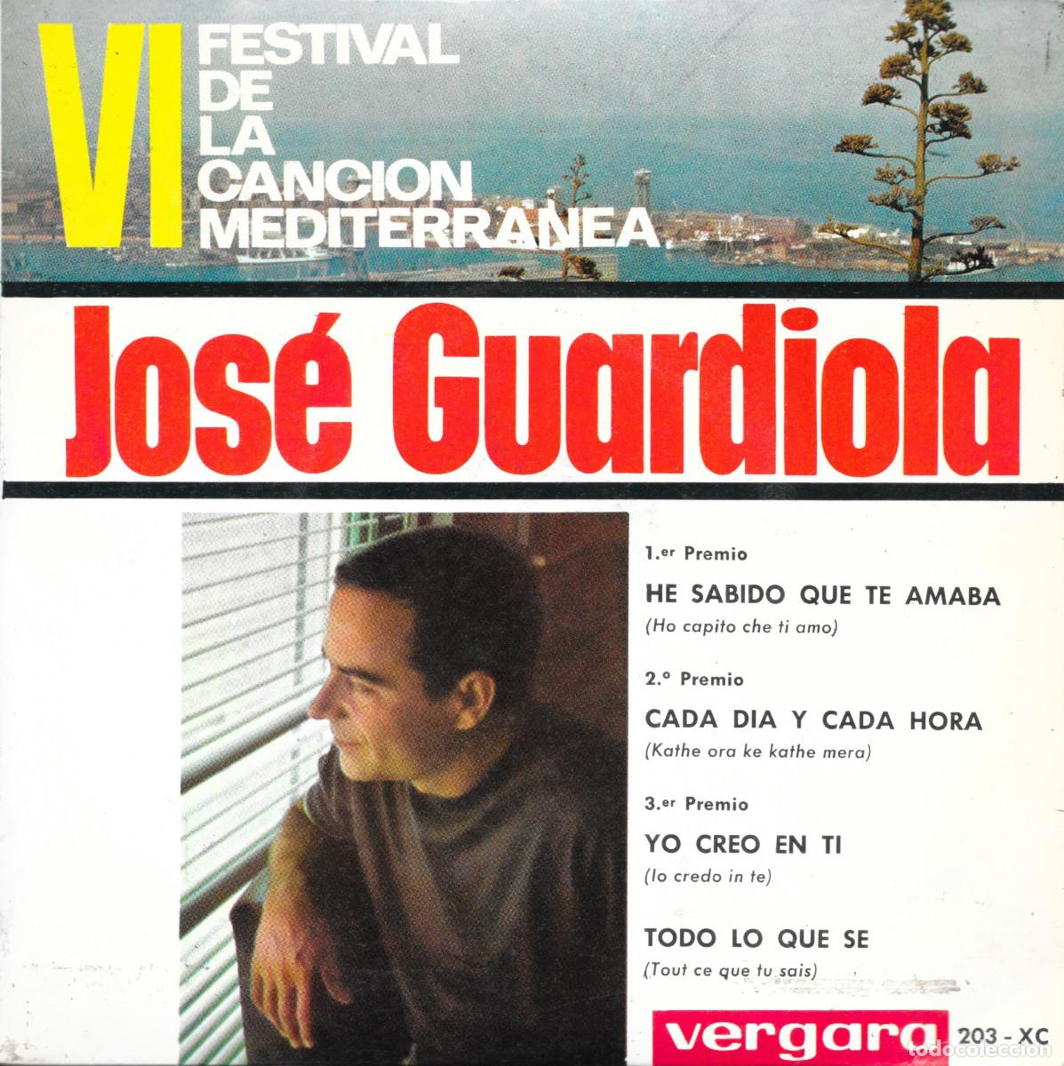 Discos de vinilo: 4 Ep Jose Guardiola A&ntilde;os 60