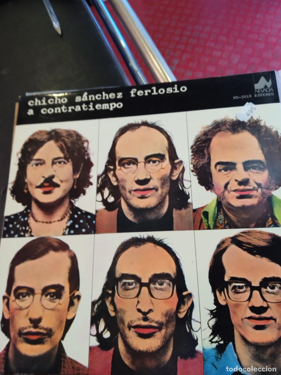 Discos de vinilo: CHICHO S&Aacute;NCHEZ FERLOSIO- A CONTRATIEMPO. LP