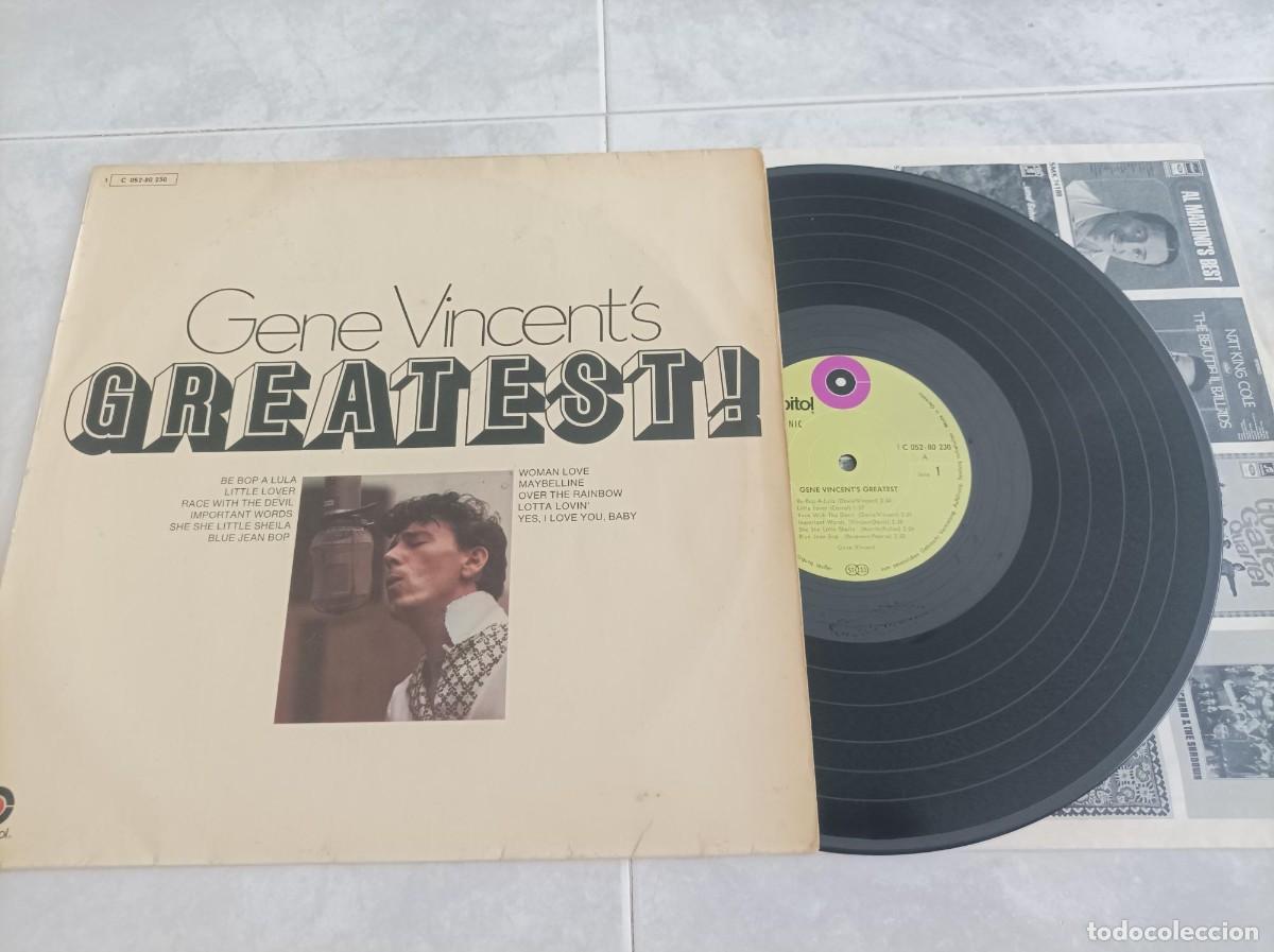 Discos de vinilo: Gene Vincent lp greatest - Foto 1