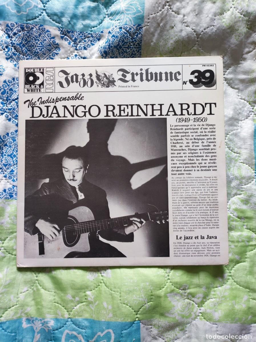 Discos de vinilo: Django Reinhardt - The Indispensable (Doble Vinilo LP, 1983 Ed. Francesa RCA Jazz Tribune)