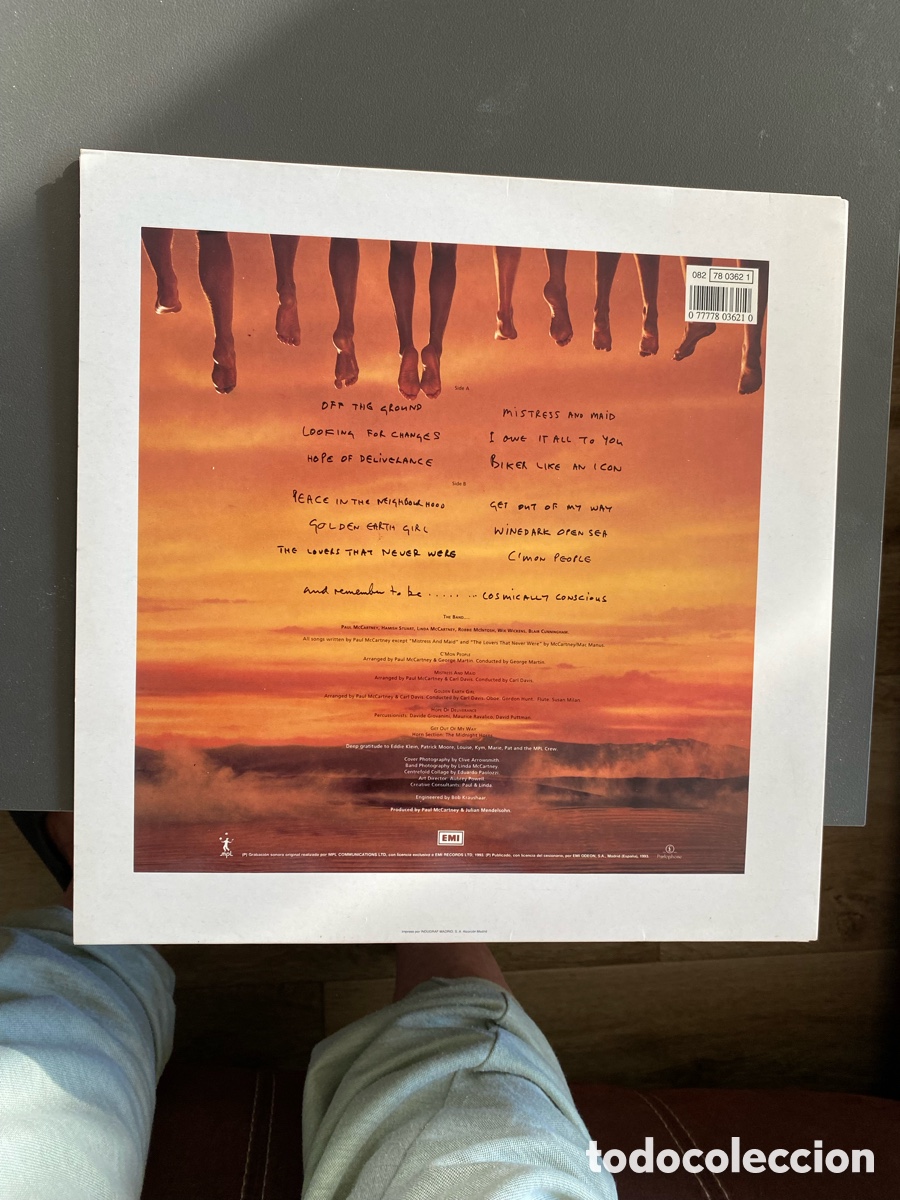 Discos de vinilo: LP Paul McCartney - Off the Ground (1993) EDICI&Oacute;N ORIGINAL ESPA&Ntilde;A Parlophone GATEFOLD Con Encarte